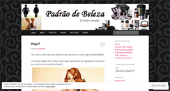 Desktop Screenshot of padraodebeleza.wordpress.com