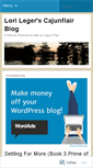 Mobile Screenshot of cajunflair.wordpress.com