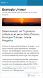 Mobile Screenshot of ecologiaunimar.wordpress.com