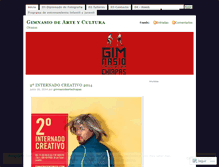 Tablet Screenshot of gimnasiodeartechiapas.wordpress.com