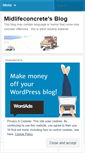 Mobile Screenshot of midlifeconcrete.wordpress.com