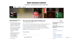 Desktop Screenshot of beersensoryscience.wordpress.com