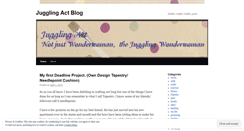 Desktop Screenshot of jugglingactblog.wordpress.com