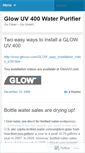 Mobile Screenshot of glowuv.wordpress.com