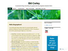 Tablet Screenshot of billcorley.wordpress.com