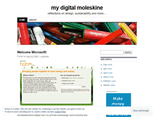 Tablet Screenshot of mydigitalmoleskine.wordpress.com