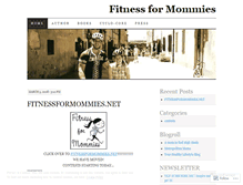 Tablet Screenshot of fitnessformommies.wordpress.com
