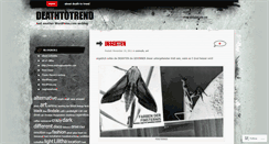 Desktop Screenshot of death2trend.wordpress.com