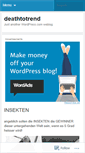 Mobile Screenshot of death2trend.wordpress.com