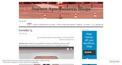 Desktop Screenshot of joanesapaolaza.wordpress.com