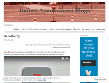 Tablet Screenshot of joanesapaolaza.wordpress.com