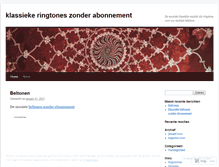 Tablet Screenshot of klassiekeringtones.wordpress.com