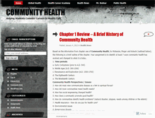 Tablet Screenshot of healthacademy.wordpress.com
