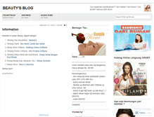 Tablet Screenshot of cutenbeauty.wordpress.com