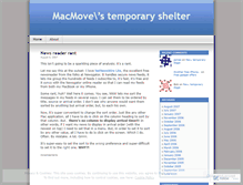 Tablet Screenshot of macmove.wordpress.com