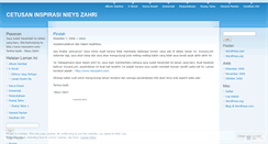 Desktop Screenshot of nieyszahri.wordpress.com