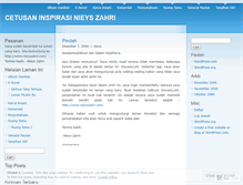 Tablet Screenshot of nieyszahri.wordpress.com