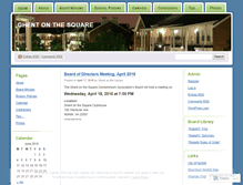 Tablet Screenshot of ghentonthesquare.wordpress.com