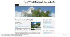 Desktop Screenshot of keywestbedandbreakfasts.wordpress.com