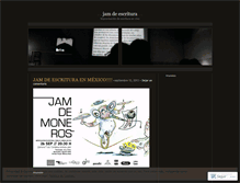 Tablet Screenshot of jamdeescritura.wordpress.com