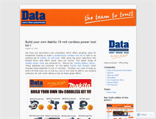 Tablet Screenshot of datapowertools.wordpress.com