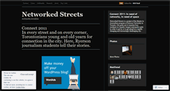 Desktop Screenshot of networkedstreets.wordpress.com