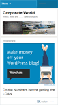 Mobile Screenshot of corporateworld.wordpress.com