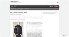 Desktop Screenshot of bikerjacketsformen.wordpress.com