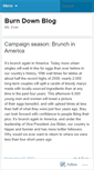 Mobile Screenshot of burndownblog.wordpress.com