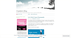 Desktop Screenshot of kickincancer.wordpress.com