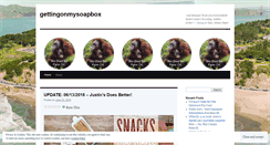 Desktop Screenshot of gettingonmysoapbox.wordpress.com