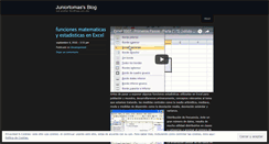 Desktop Screenshot of juniortomas.wordpress.com