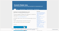 Desktop Screenshot of economicdisaster.wordpress.com