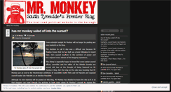 Desktop Screenshot of mrmonkeysblog.wordpress.com