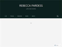 Tablet Screenshot of bpardess.wordpress.com