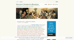 Desktop Screenshot of dialogoytolerancia.wordpress.com