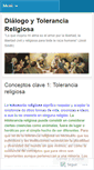 Mobile Screenshot of dialogoytolerancia.wordpress.com