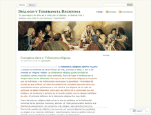 Tablet Screenshot of dialogoytolerancia.wordpress.com