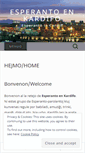 Mobile Screenshot of esperantocardiff.wordpress.com