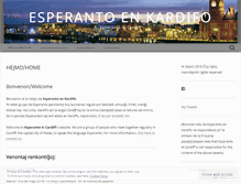 Tablet Screenshot of esperantocardiff.wordpress.com