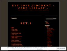 Tablet Screenshot of eojcards.wordpress.com