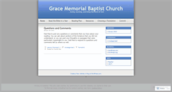 Desktop Screenshot of gmbcgulfport.wordpress.com