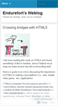 Mobile Screenshot of endurefort.wordpress.com