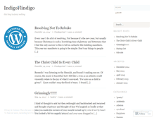 Tablet Screenshot of indigoflindigo.wordpress.com