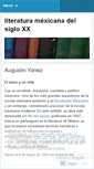 Mobile Screenshot of literaturamexicanadelsigloxx.wordpress.com