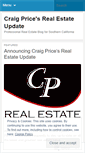 Mobile Screenshot of craigpricerealestate.wordpress.com