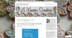 Desktop Screenshot of amastercreation.wordpress.com