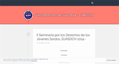 Desktop Screenshot of djasoch.wordpress.com
