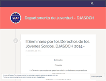 Tablet Screenshot of djasoch.wordpress.com