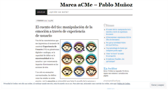 Desktop Screenshot of marcaacme.wordpress.com